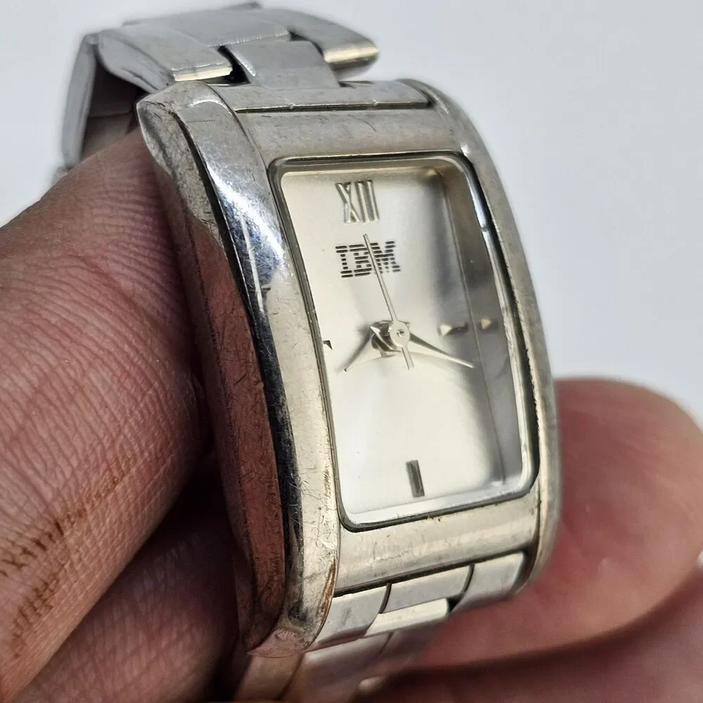 IBM Women's Watch‎ 20MM Gray Dial Gray Bracelet Band 7